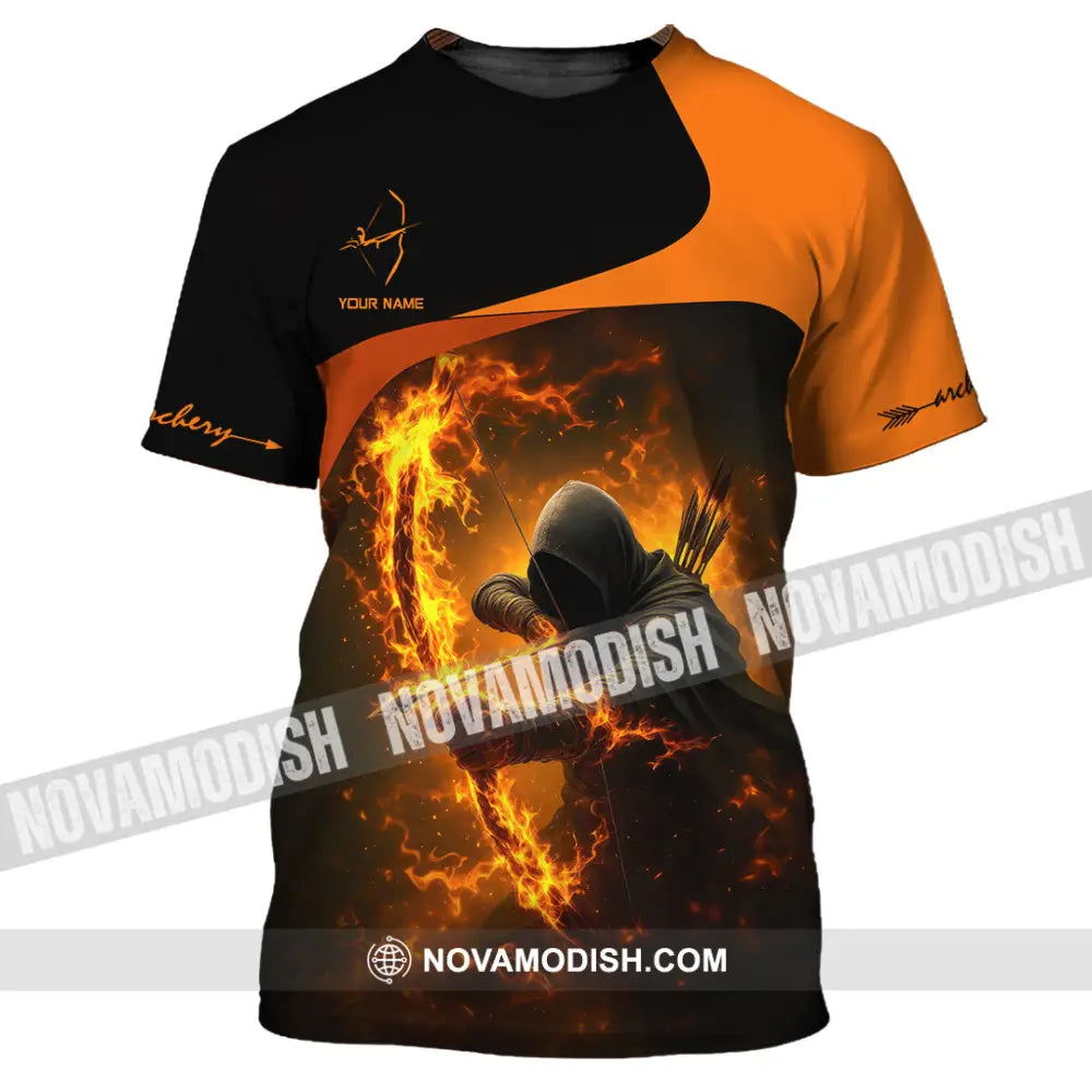 Unisex Shirt - Custom Archery Fire Warrior Archery Player Shirt T-Shirt / S T-shirt