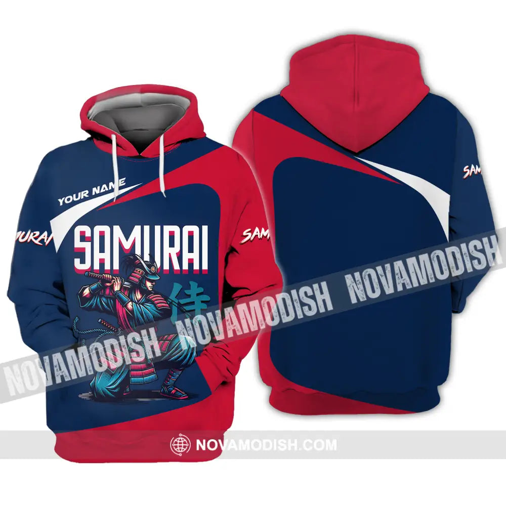 Unisex Shirt - Custom Armor Samurai Man Name Shirt Hoodie / S T-shirt