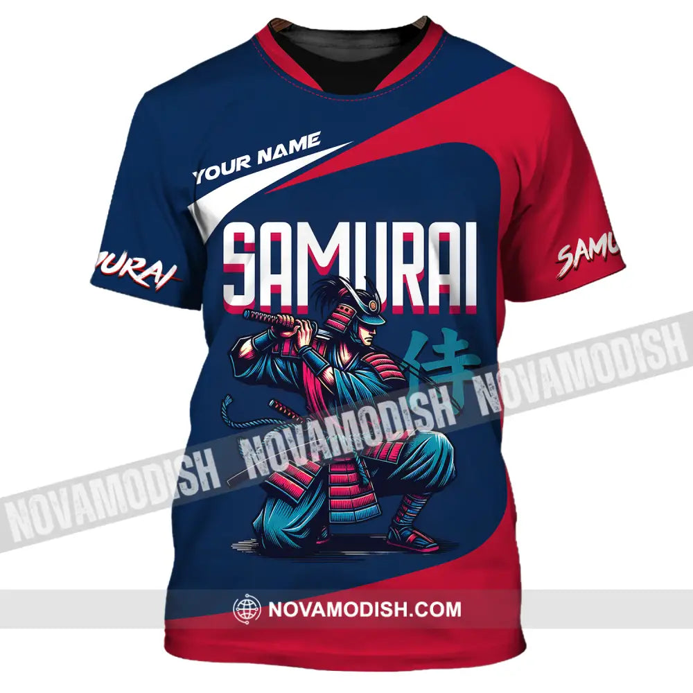 Unisex Shirt - Custom Armor Samurai Man Name Shirt T-Shirt / S T-shirt