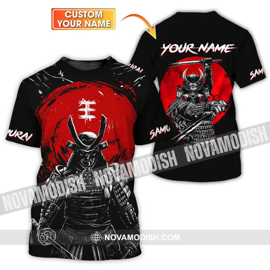 Unisex Shirt - Custom Armor Samurai Name Shirt T-shirt
