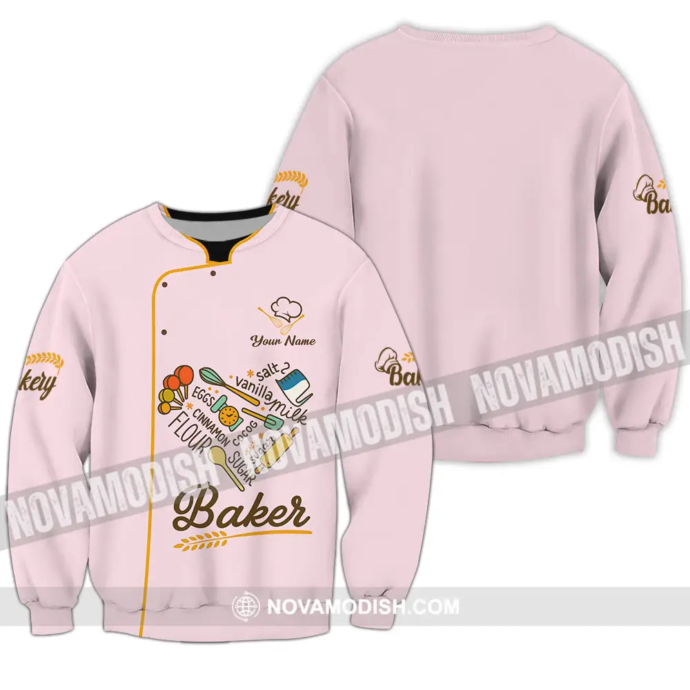 Unisex Shirt - Custom Baker Shirt Long Sleeve / S T-shirt