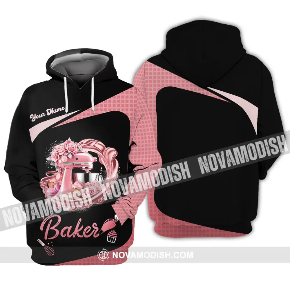 Unisex Shirt - Custom Baker Love Baking Shirt Hoodie / S T-shirt