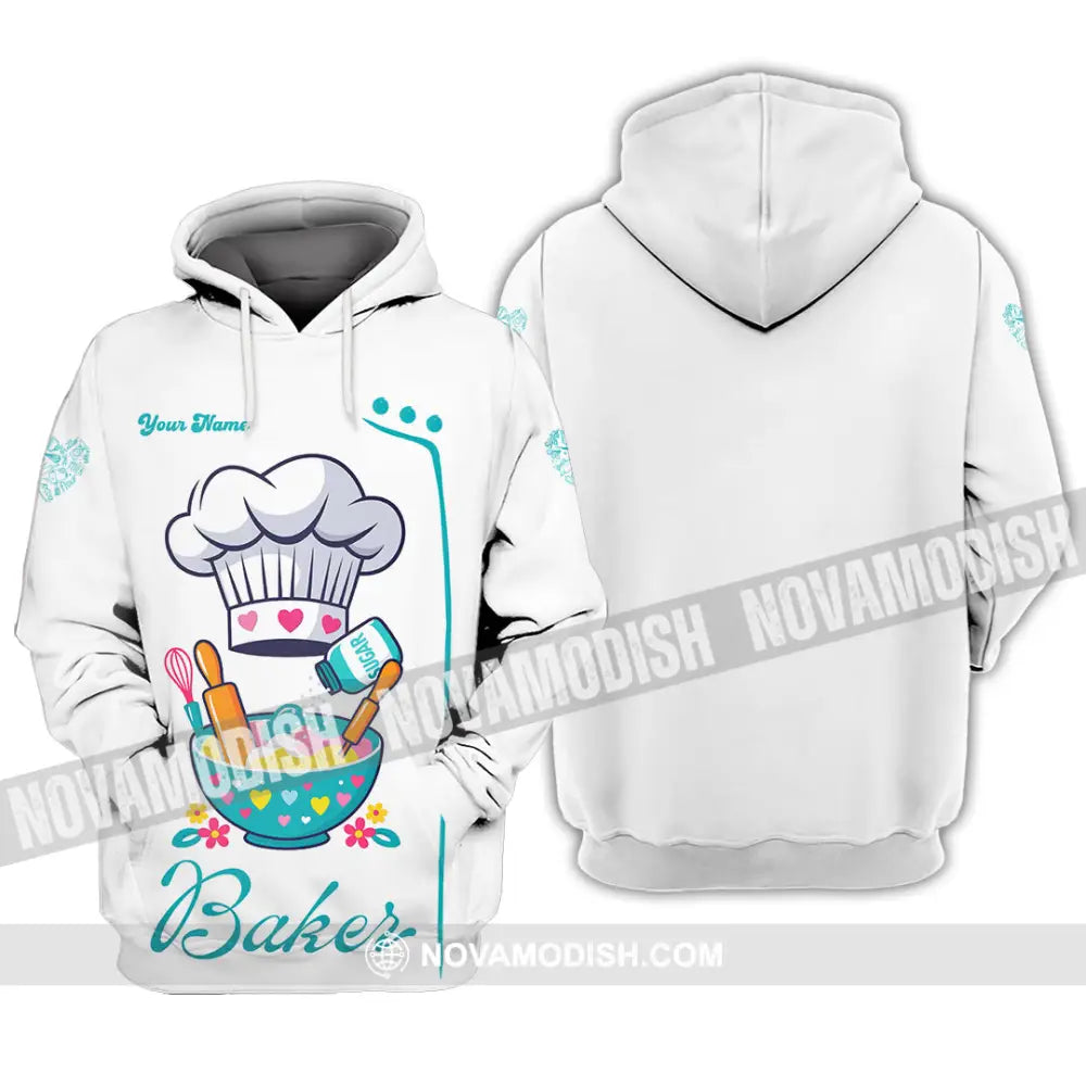 Unisex Shirt - Custom Baker Love Baking Shirt Hoodie / S T-shirt