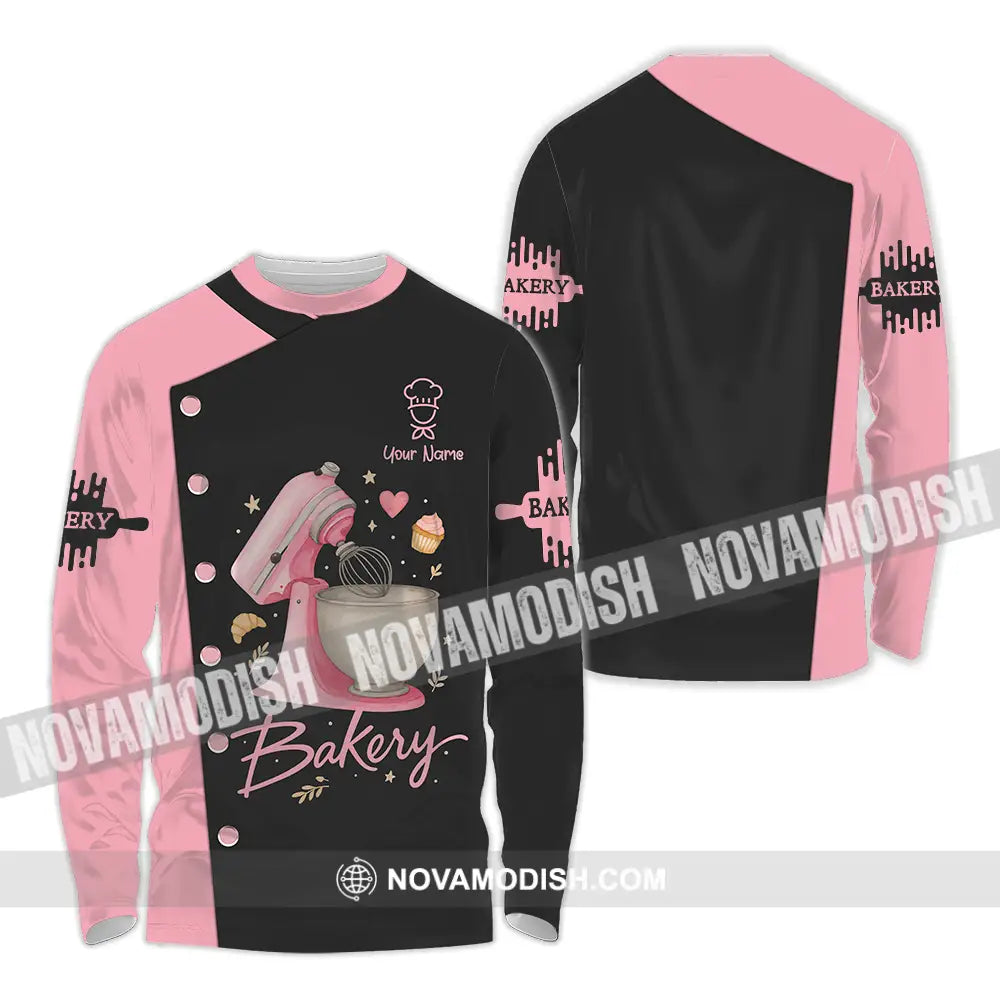 Unisex Shirt - Custom Baker Lover Shirt Long Sleeve Shirt / S T-shirt