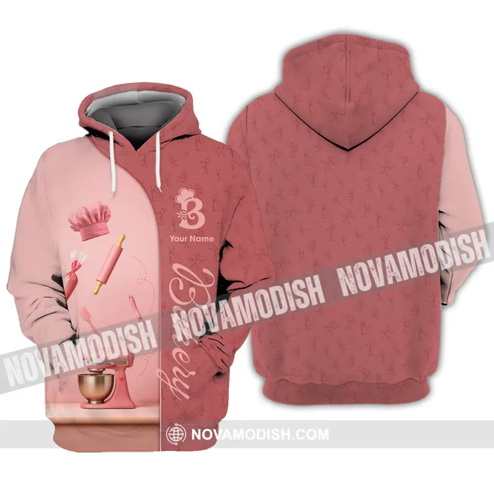 Unisex Shirt - Custom Bakery Pink Cute Shirt Hoodie / S T-shirt