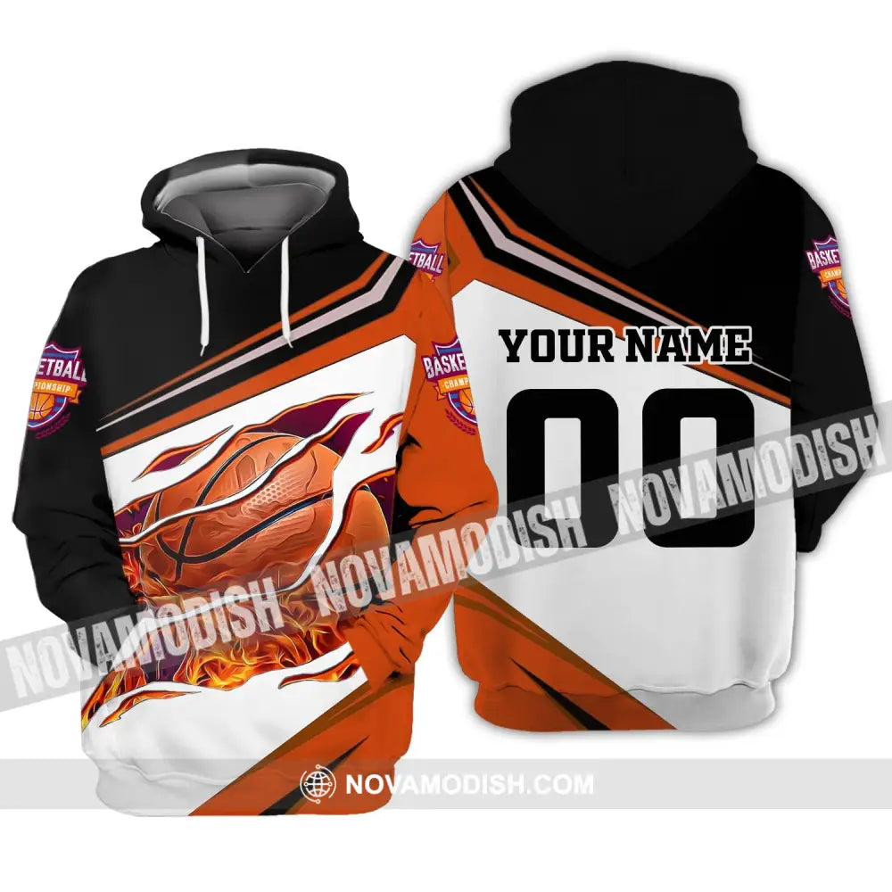 Unisex Shirt - Custom Basket Balls Lover Name T-Shirt - Personalized Basket Balls Shirt Hoodie / S T-shirt