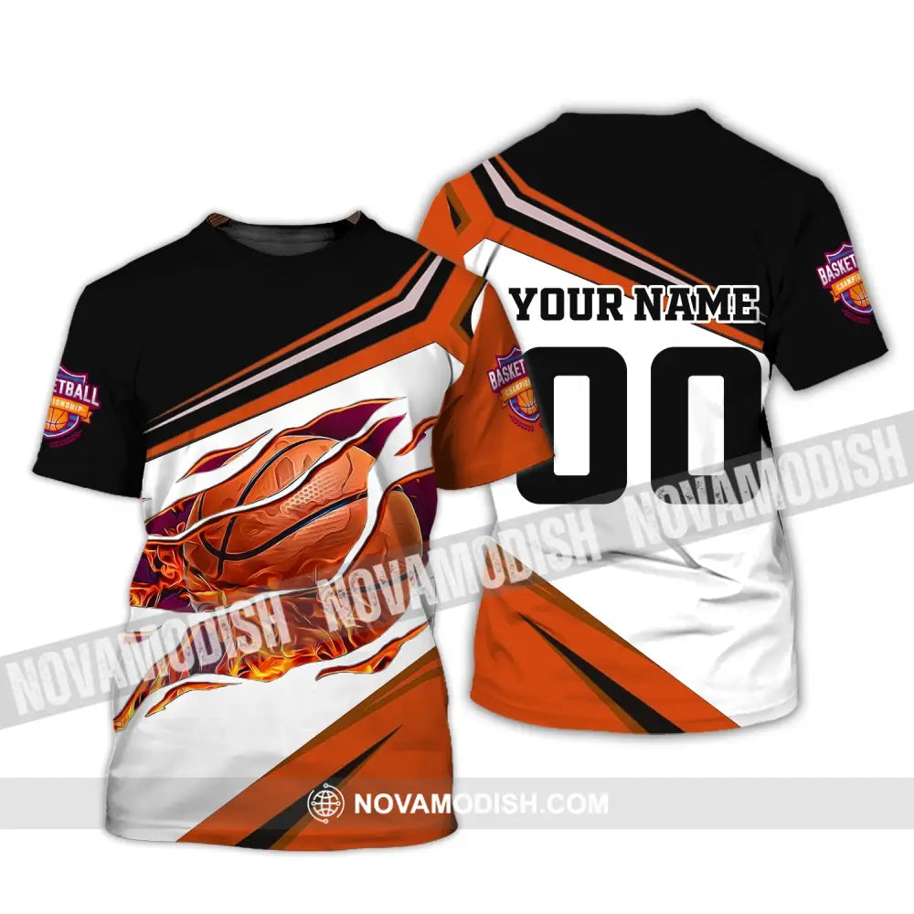 Unisex Shirt - Custom Basket Balls Lover Name T-Shirt - Personalized Basket Balls Shirt T-Shirt / S T-shirt