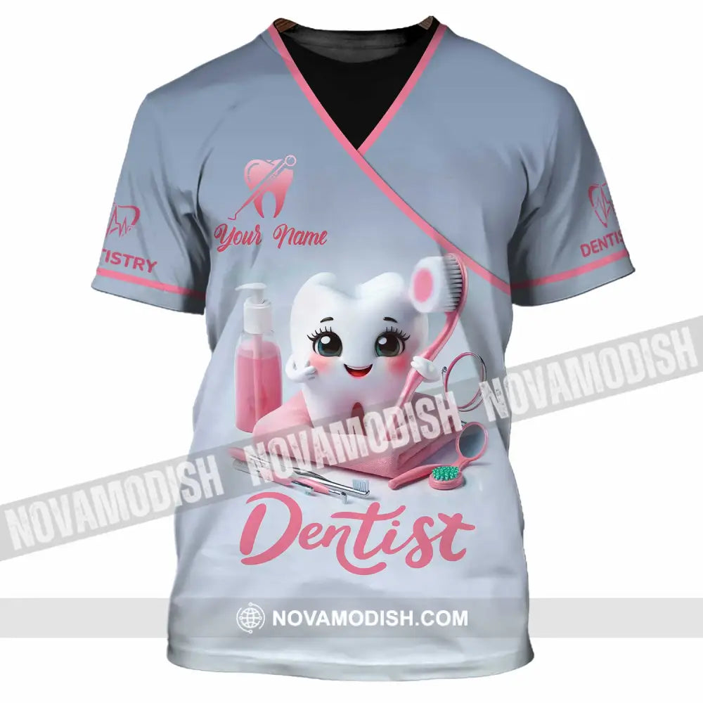 Unisex Shirt - Custom Beautiful Dentist Shirt T-Shirt / S T-shirt