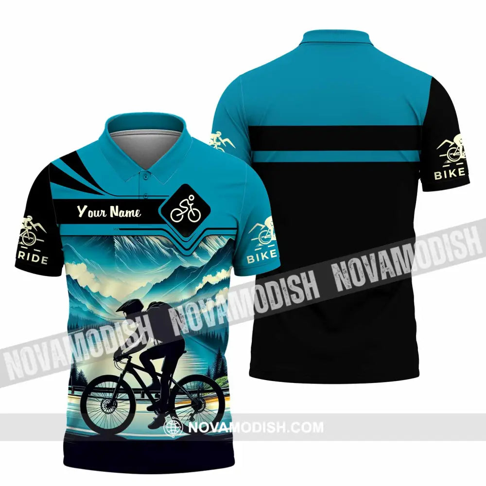 Unisex Shirt - Custom Bike Rider Shirt Polo Shirt / S T-shirt