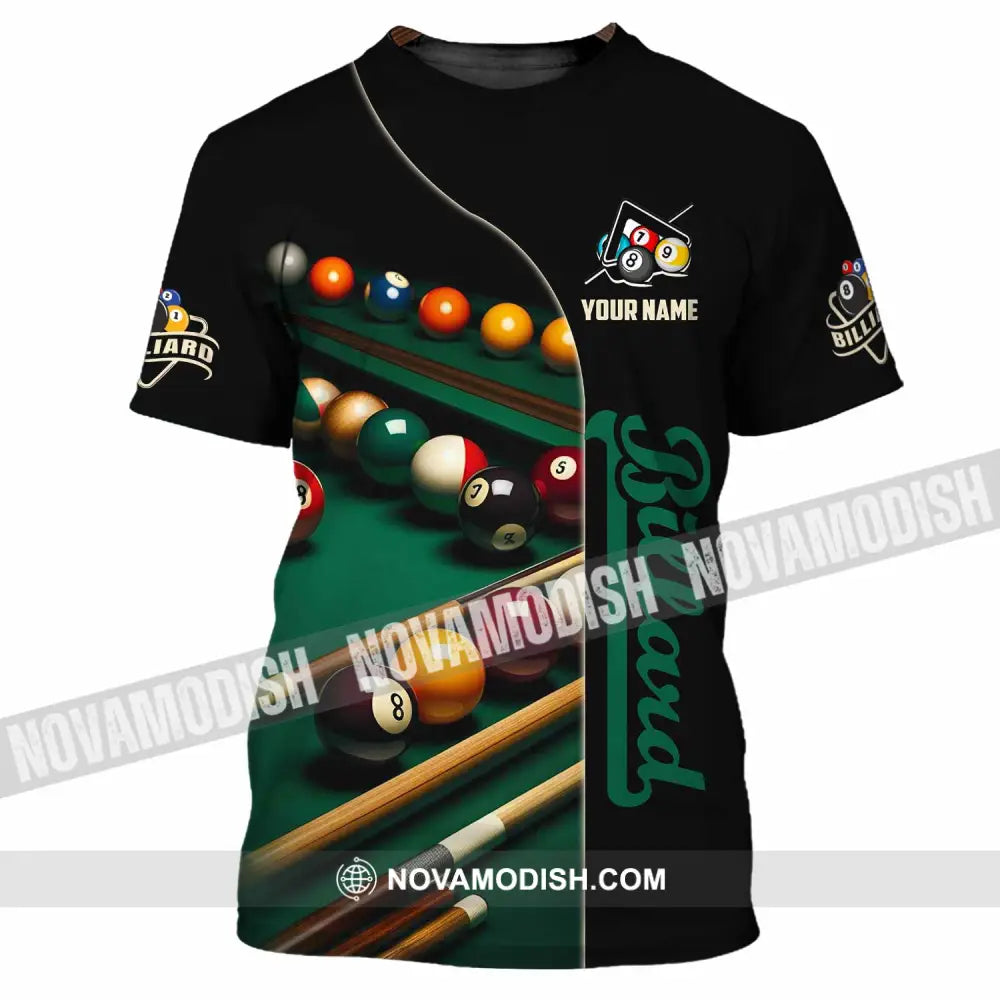 Unisex Shirt - Custom Billiard Lover Shirt T-Shirt / S T-shirt