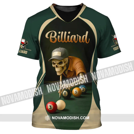 Unisex Shirt - Custom Billiard Shirt T-Shirt / S T-shirt