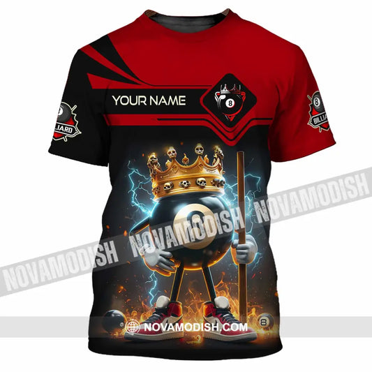 Unisex Shirt - Custom Billiards Shirt T-Shirt / S T-shirt