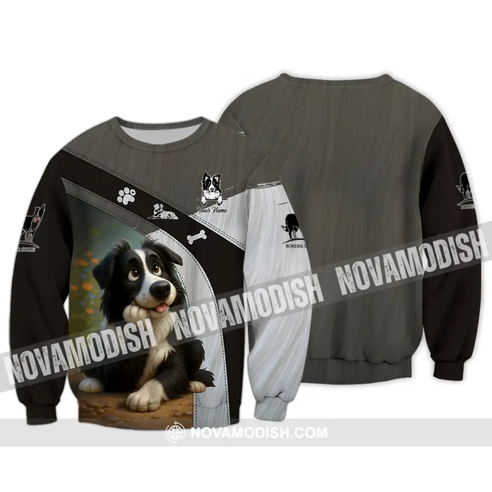 Unisex Shirt - Custom Border Collie Shirt Long Sleeve / S T-shirt