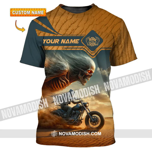 Unisex Shirt - Custom Born To Ride Riding Lover Shirt T-shirt