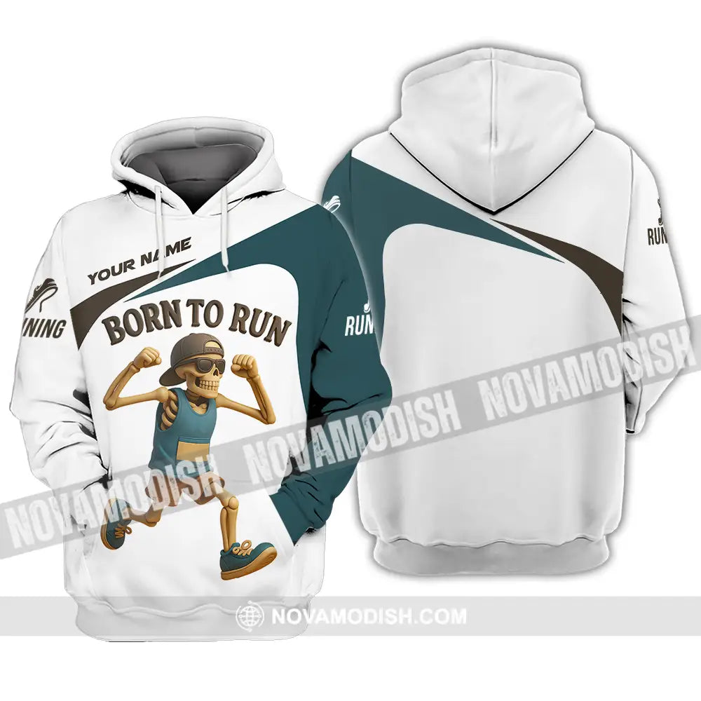 Unisex Shirt - Custom Born To Run Running Lover Sport Shirt Hoodie / S T-shirt