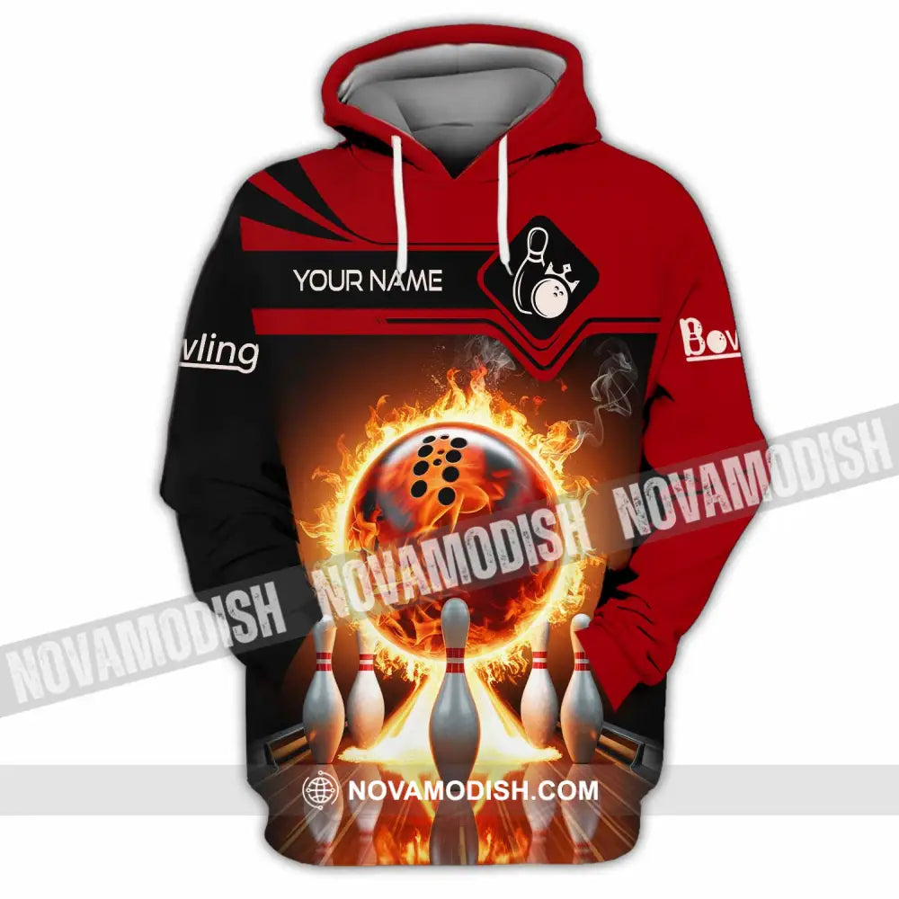 Unisex Shirt - Custom Bowling Player Shirt Hoodie / S T-shirt