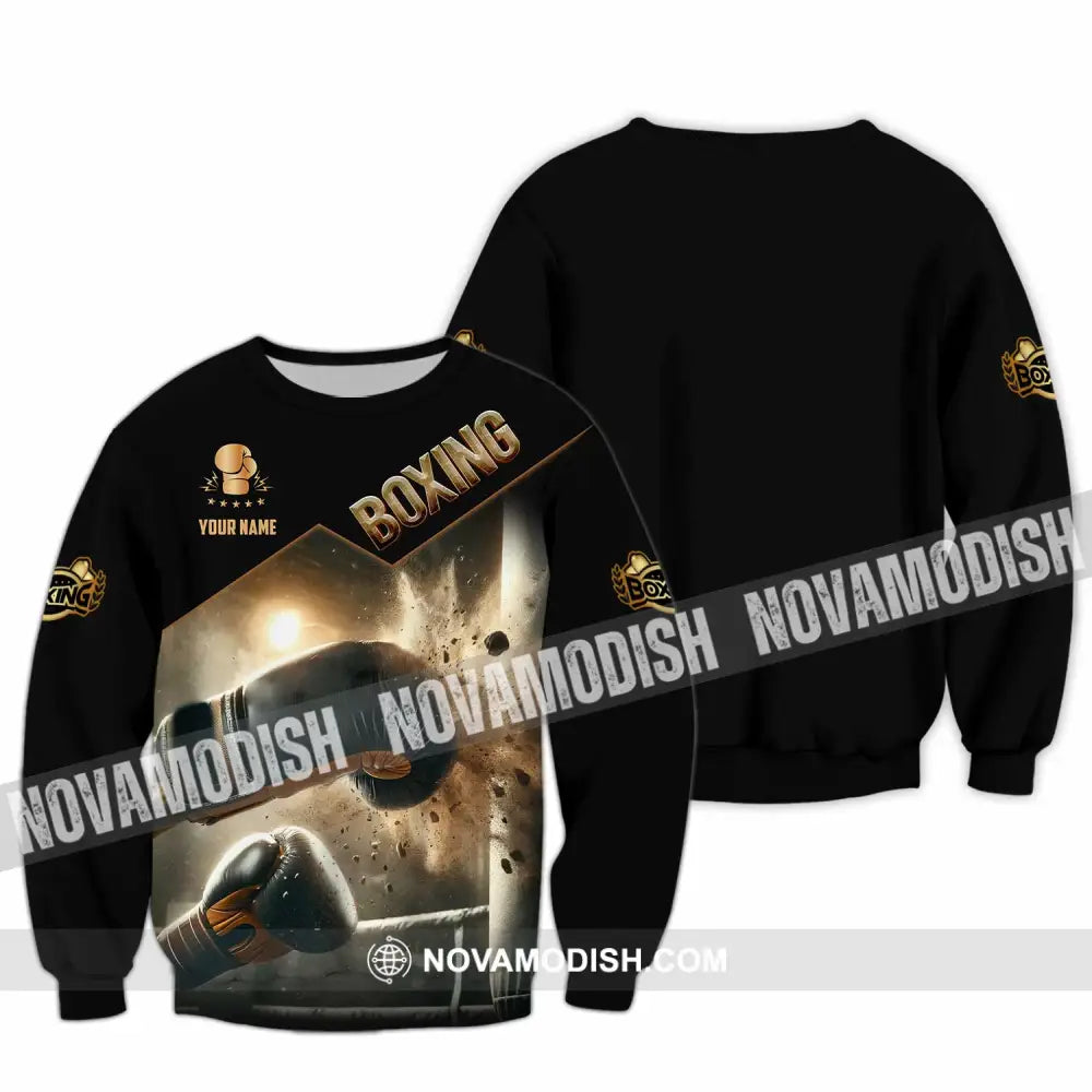 Unisex Shirt - Custom Boxing Lover Sport Shirt Long Sleeve / S T-shirt
