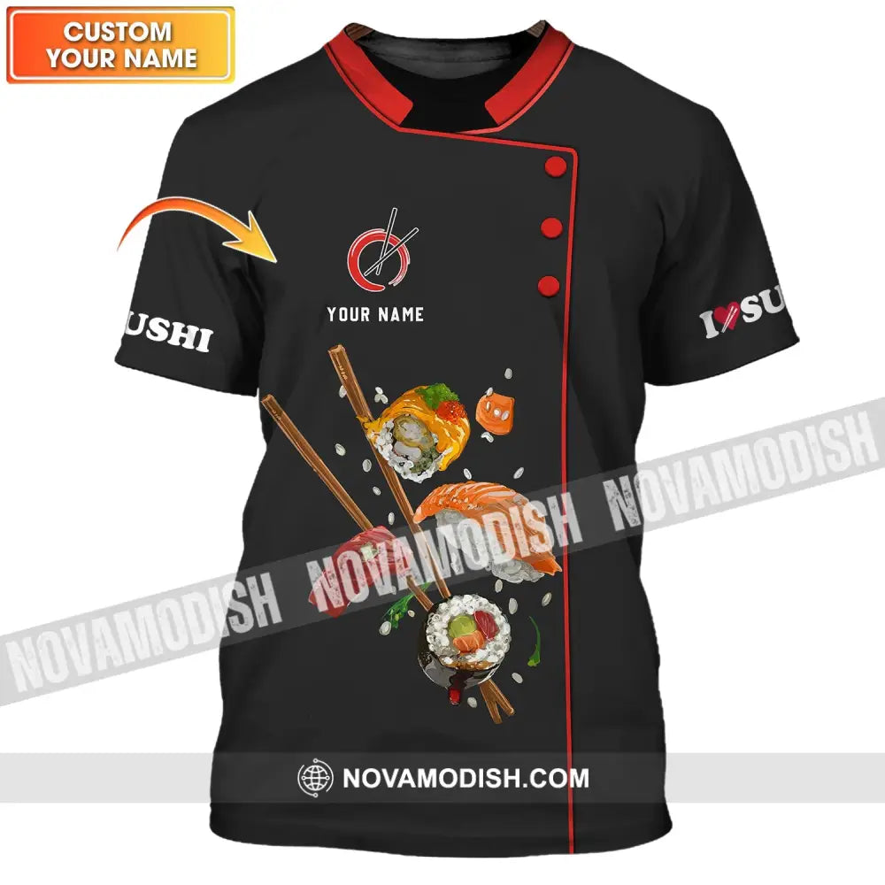 Unisex Shirt - Custom Chef Name Shirt - Chef Shirt - Chef Name Gift For Japan Kitchen Lover T-shirt