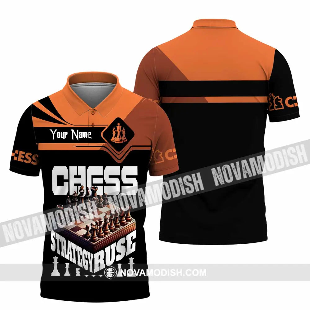 Unisex Shirt - Custom Chess Strategy Ruse Shirt Polo Shirt / S T-shirt