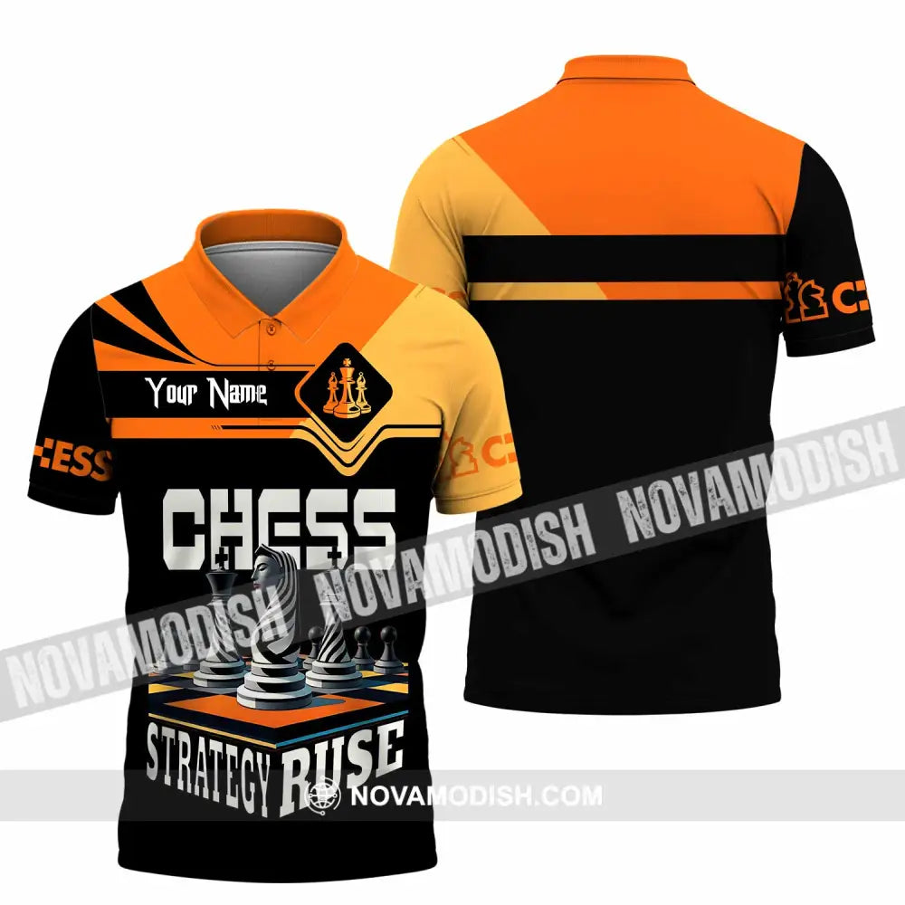 Unisex Shirt - Custom Chess Strategy Ruse Shirt Polo Shirt / S T-shirt