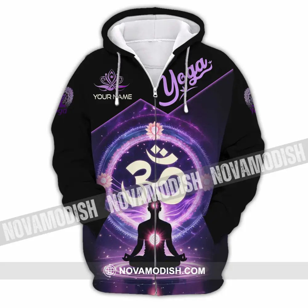 Unisex Shirt - Custom Chill Relax Yoga Shirt Zipper Hoodie / S T-shirt