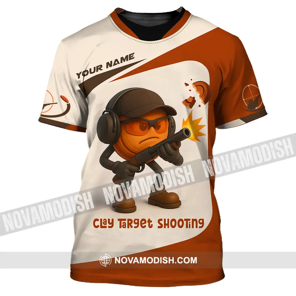 Unisex Shirt - Custom Clay Target Shooting Shirt T-Shirt / S T-shirt