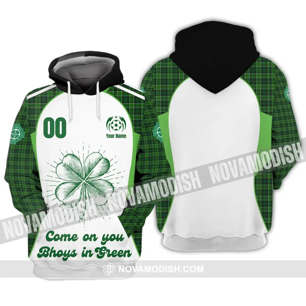 Unisex Shirt - Custom Come On You Bhoys In Green Shirt Hoodie / S T-shirt
