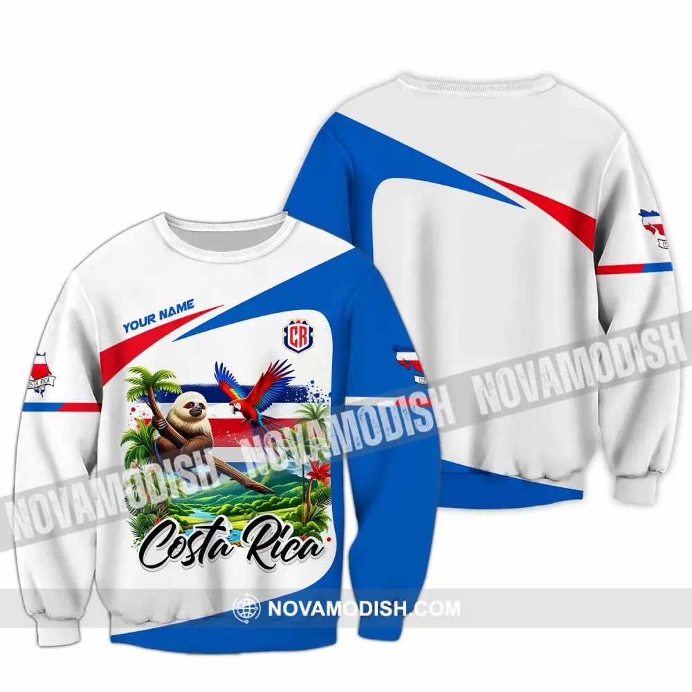 Unisex Shirt - Custom Costa Rica Shirt Long Sleeve / S T-shirt