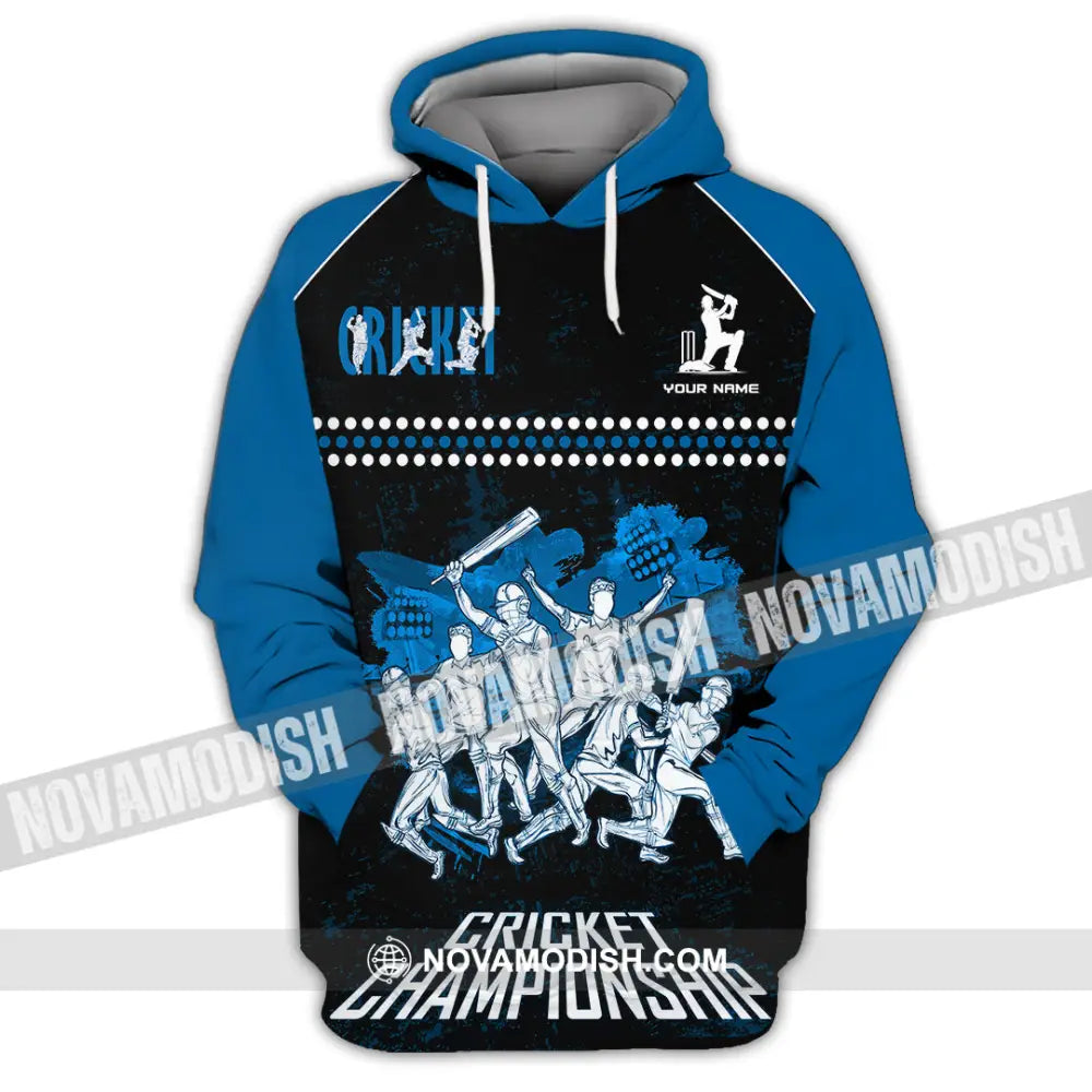 Unisex Shirt - Custom Cricket Championship Shirt Hoodie / S T-shirt