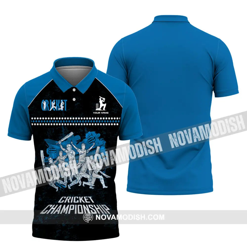 Unisex Shirt - Custom Cricket Championship Shirt Polo Shirt / S T-shirt