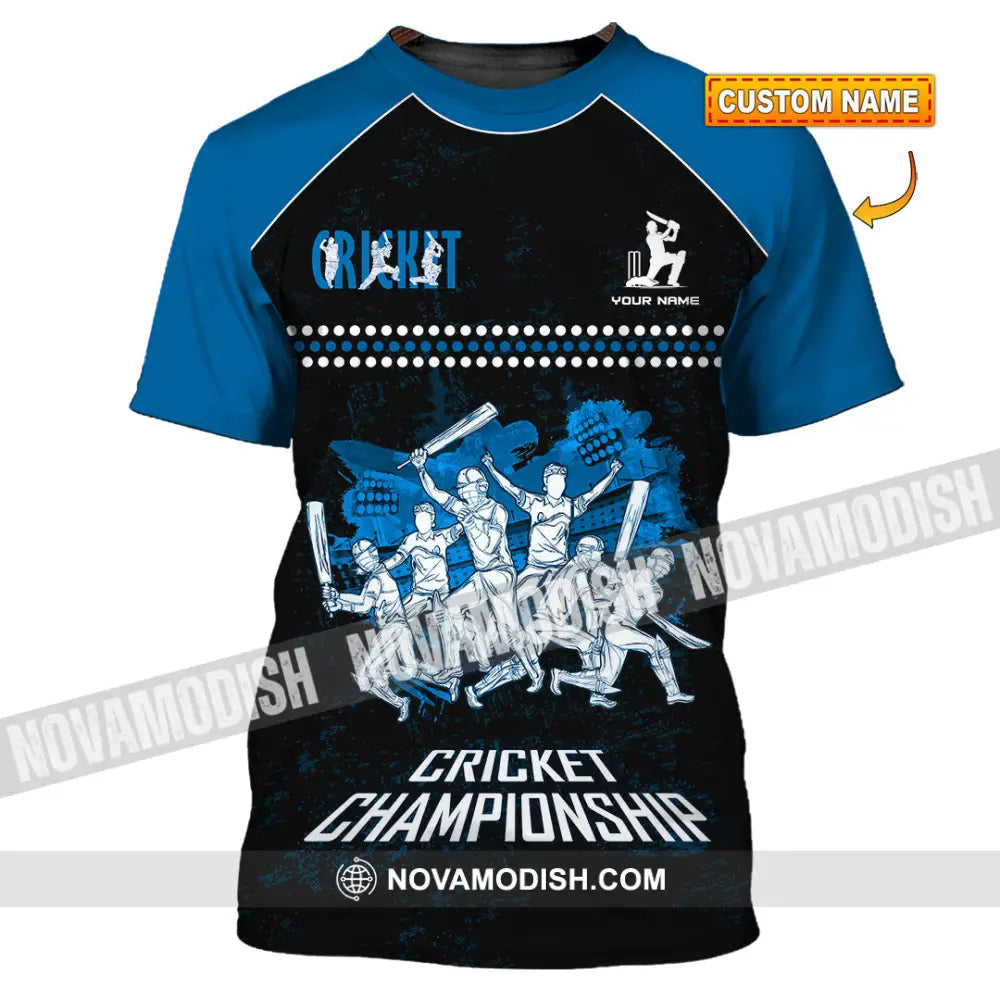 Unisex Shirt - Custom Cricket Championship Shirt T-shirt