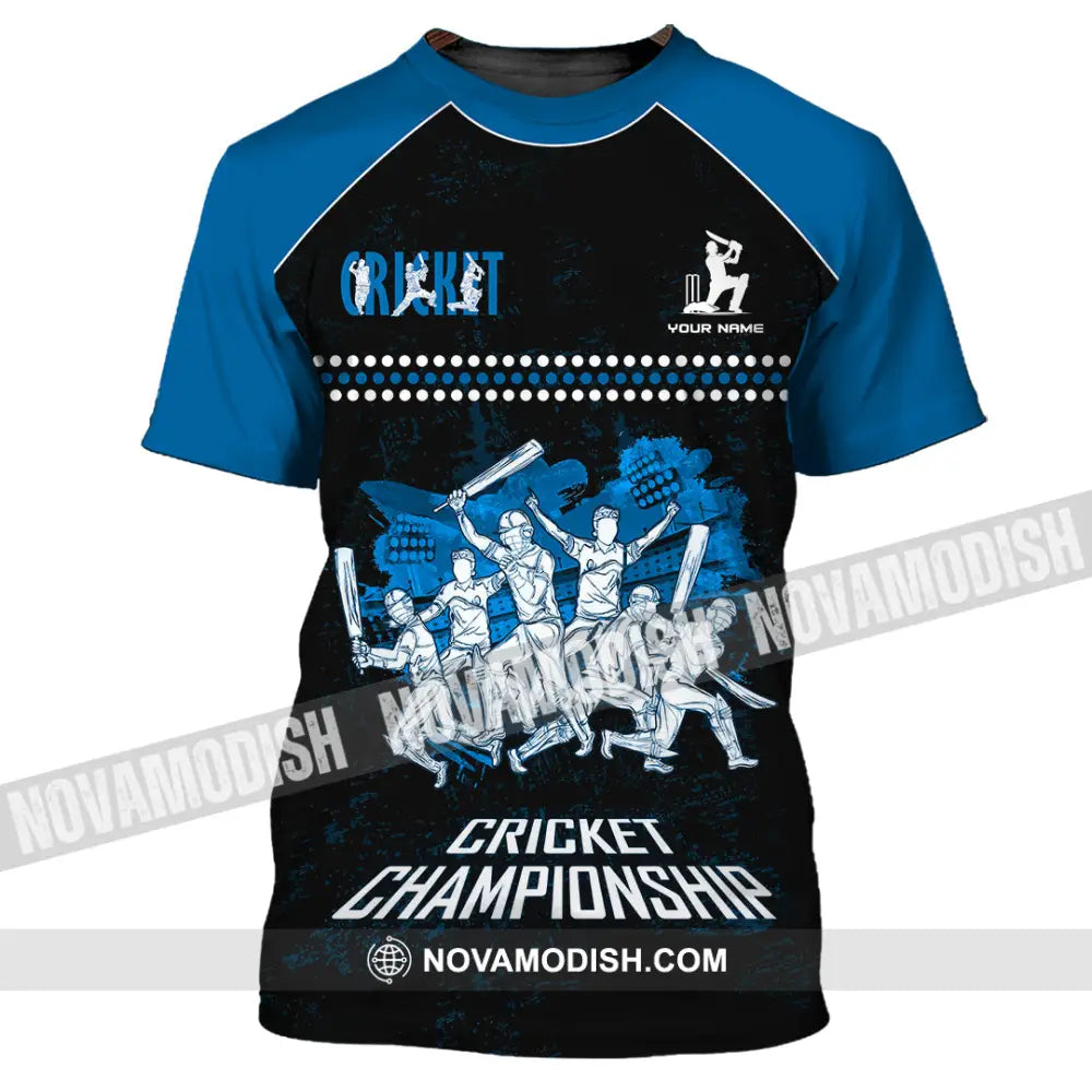 Unisex Shirt - Custom Cricket Championship Shirt T-Shirt / S T-shirt