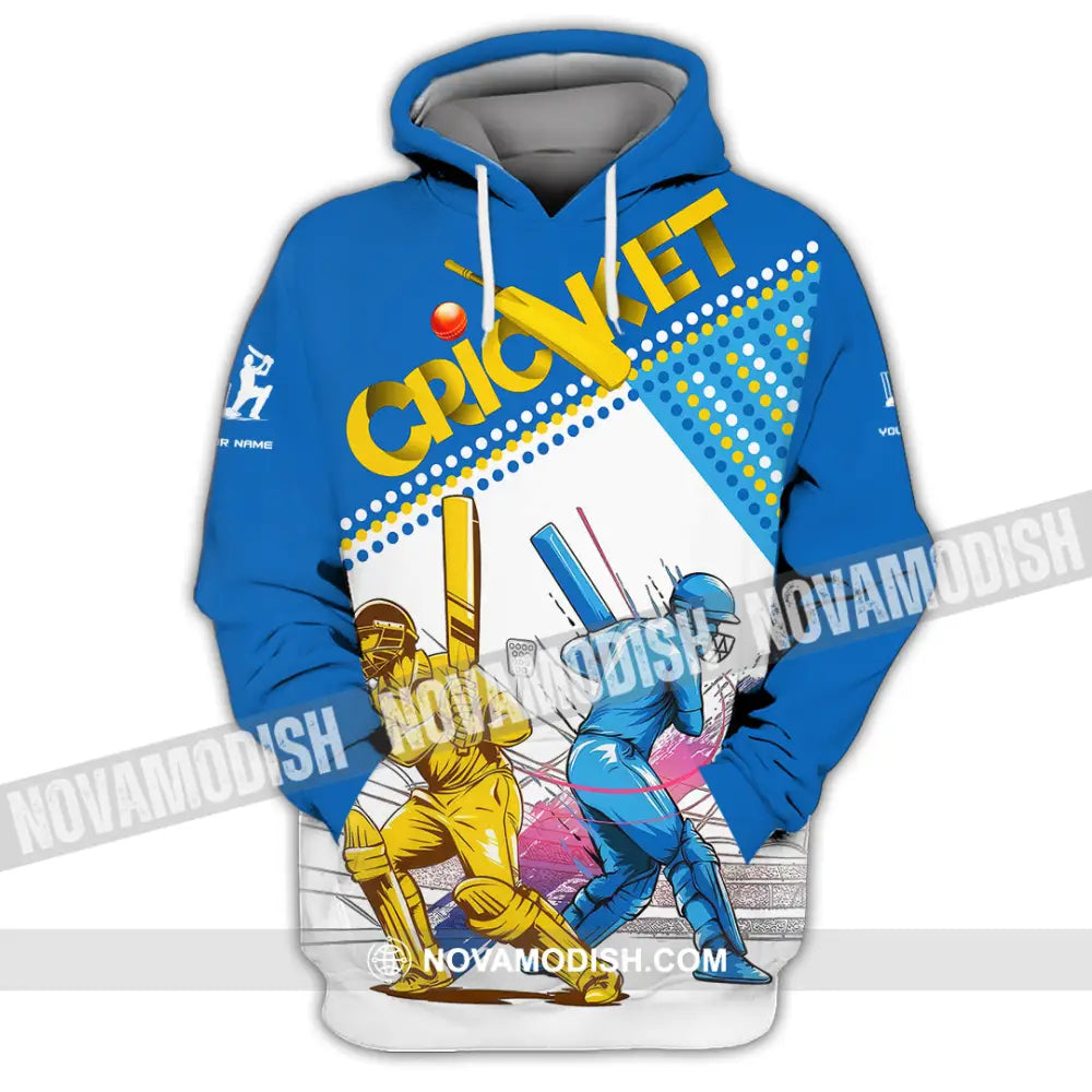 Unisex Shirt - Custom Cricket Player Shirt Hoodie / S T-shirt
