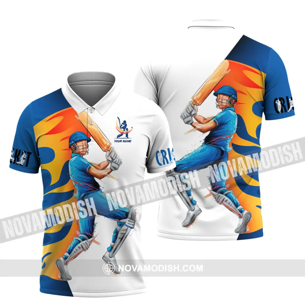 Unisex Shirt - Custom Cricket Player Shirt Polo Shirt / S T-shirt