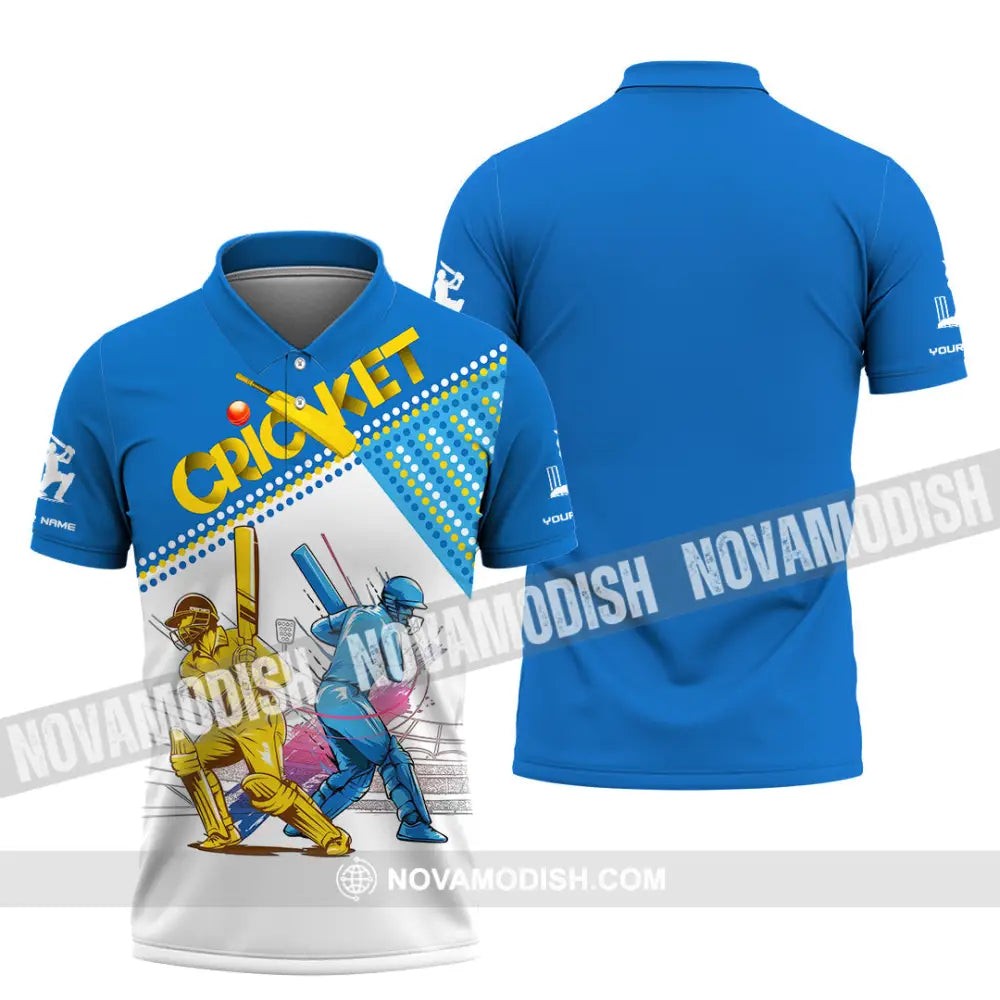Unisex Shirt - Custom Cricket Player Shirt Polo Shirt / S T-shirt