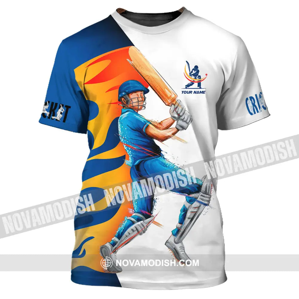 Unisex Shirt - Custom Cricket Player Shirt T-Shirt / S T-shirt