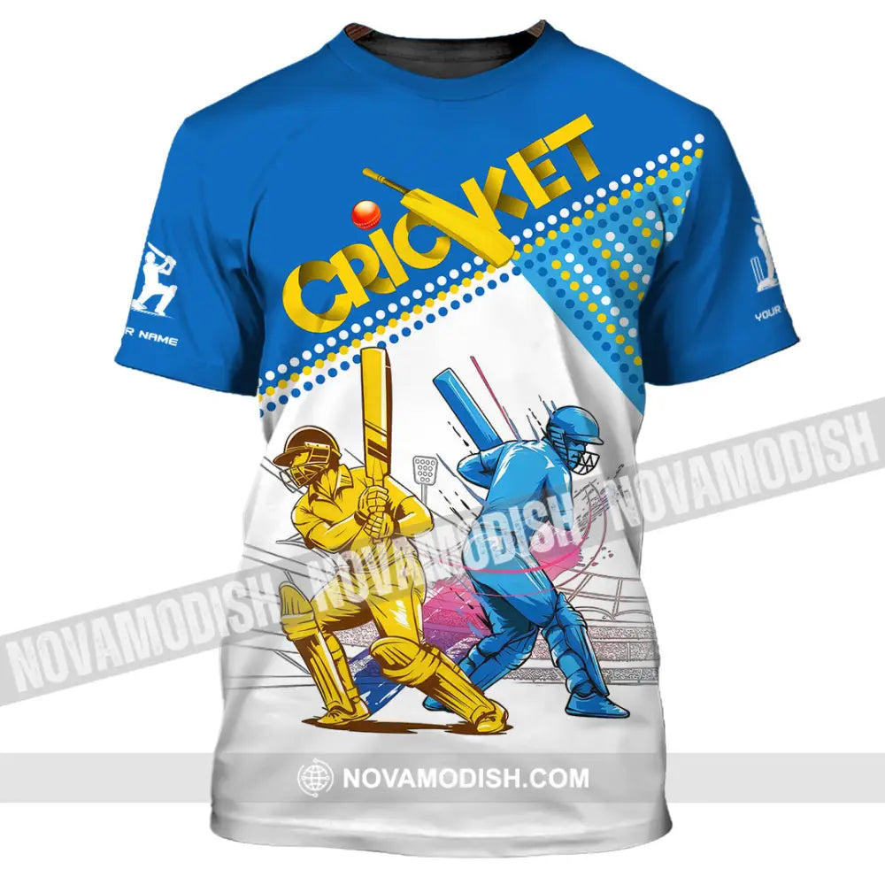 Unisex Shirt - Custom Cricket Player Shirt T-Shirt / S T-shirt