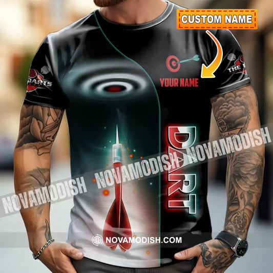 Unisex Shirt - Custom Dart Lover Sport Shirt T-shirt