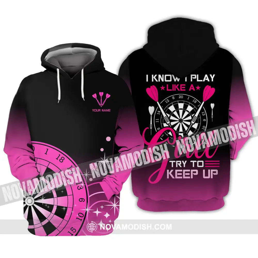 Unisex Shirt Custom Darts Polo Hoodie Team T-Shirt Gift For Players / S