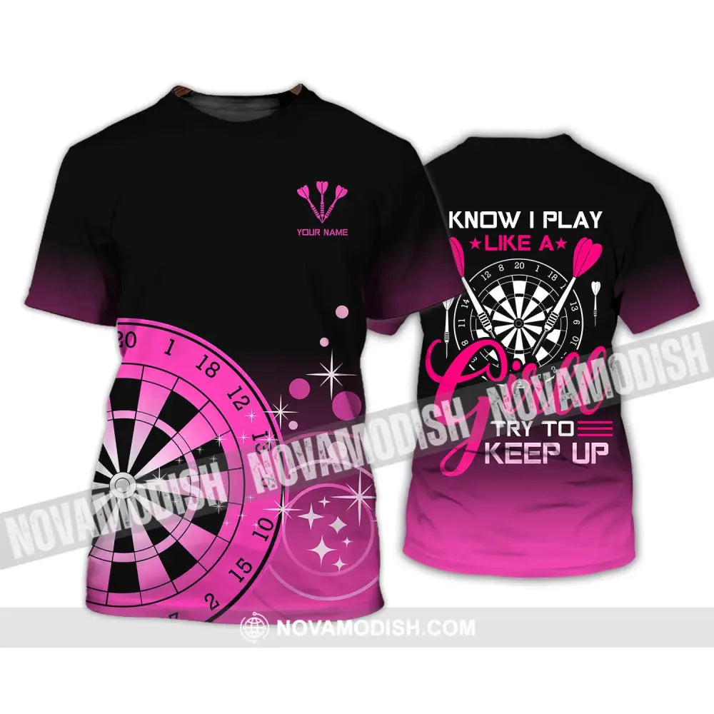 Unisex Shirt Custom Darts Polo Hoodie Team T-Shirt Gift For Players / S