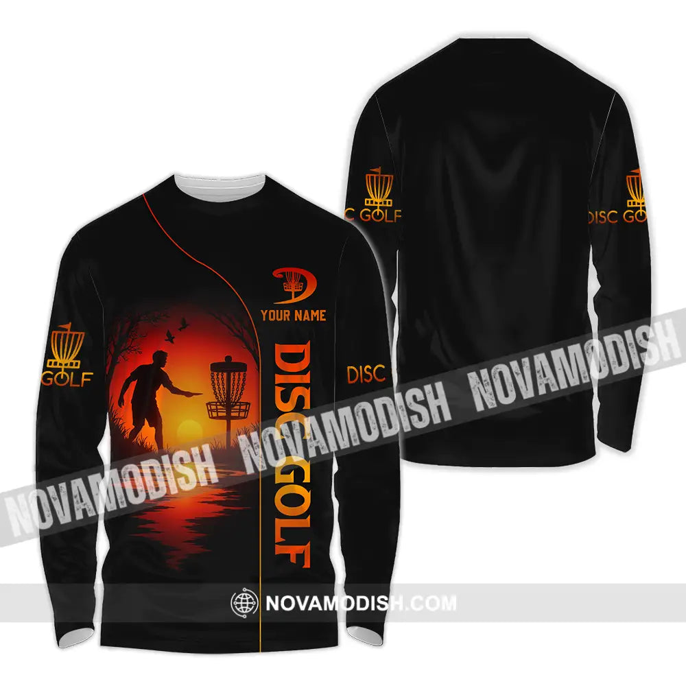Unisex Shirt - Custom Disc Golf Shirt Long Sleeve Shirt / S T-shirt