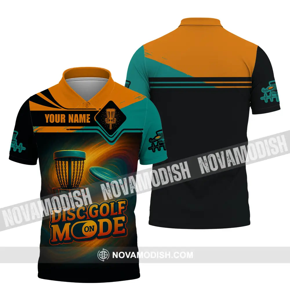 Unisex Shirt - Custom Disc Golf Mode On Shirt Polo Shirt / S T-shirt
