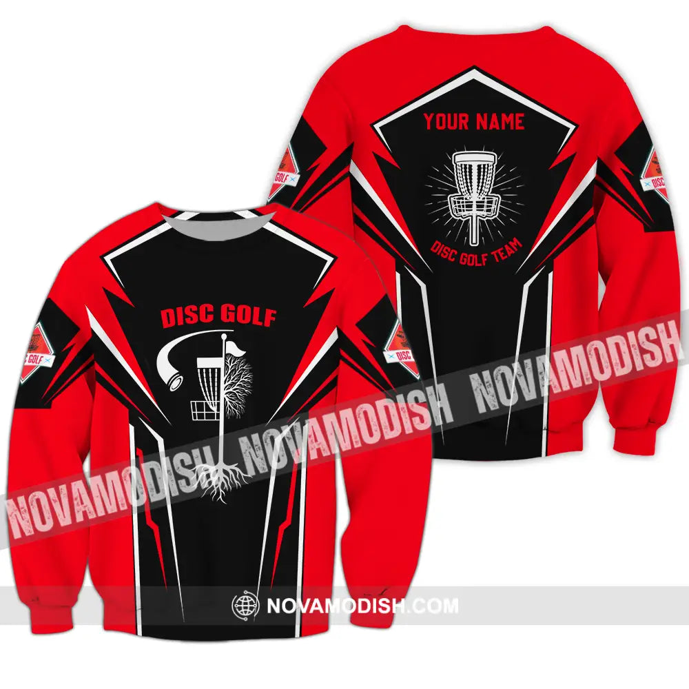 Unisex Shirt - Custom Disc Golf Player Shirt Long Sleeve / S T-shirt