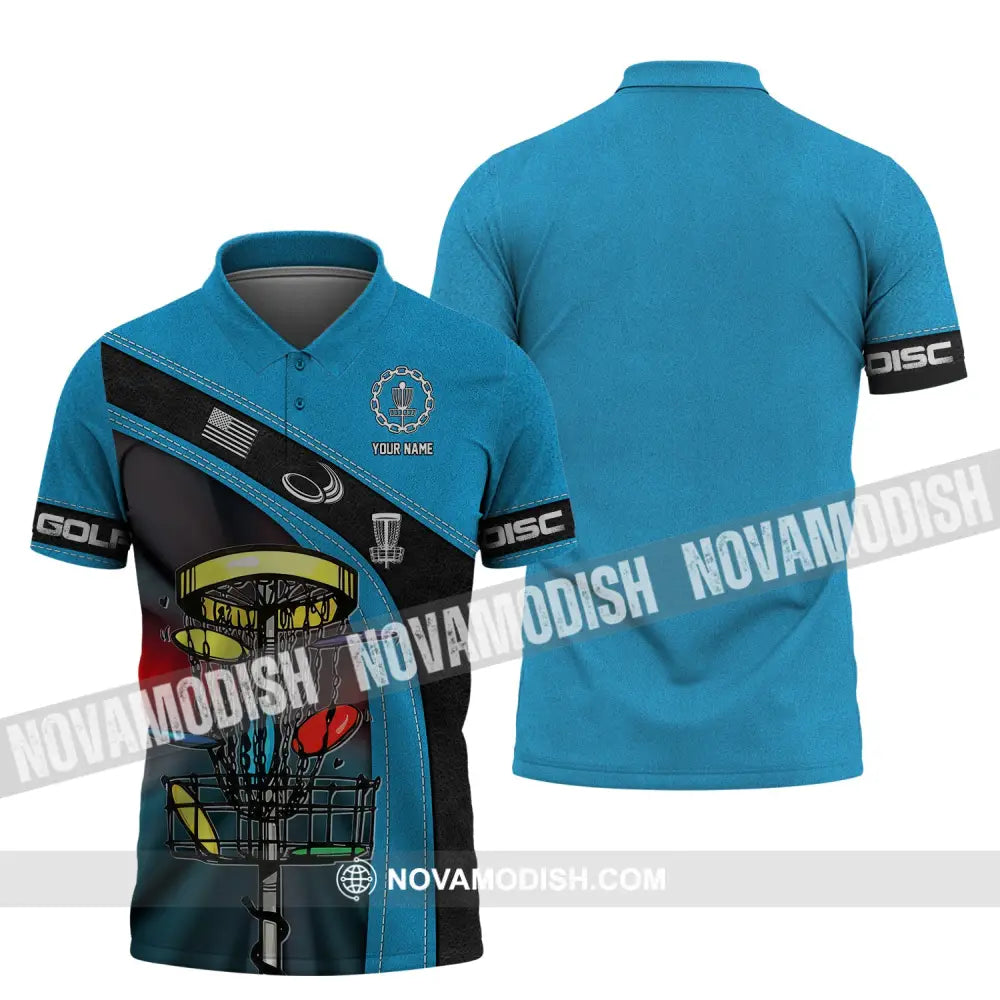 Unisex Shirt Custom Disc Golf Polo Tee Gift For Player / S T-Shirt