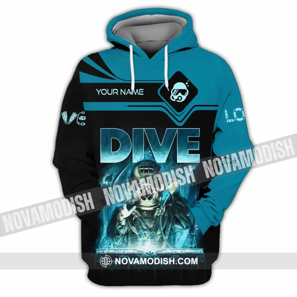 Unisex Shirt - Custom Dive Lover Sport Shirt Hoodie / S T-shirt