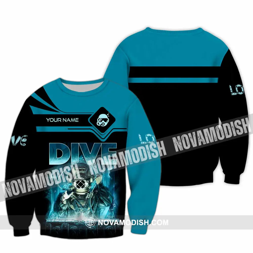 Unisex Shirt - Custom Dive Lover Sport Shirt Long Sleeve / S T-shirt