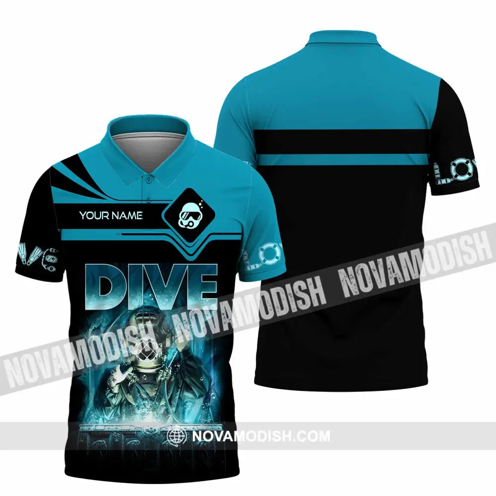 Unisex Shirt - Custom Dive Lover Sport Shirt Polo Shirt / S T-shirt