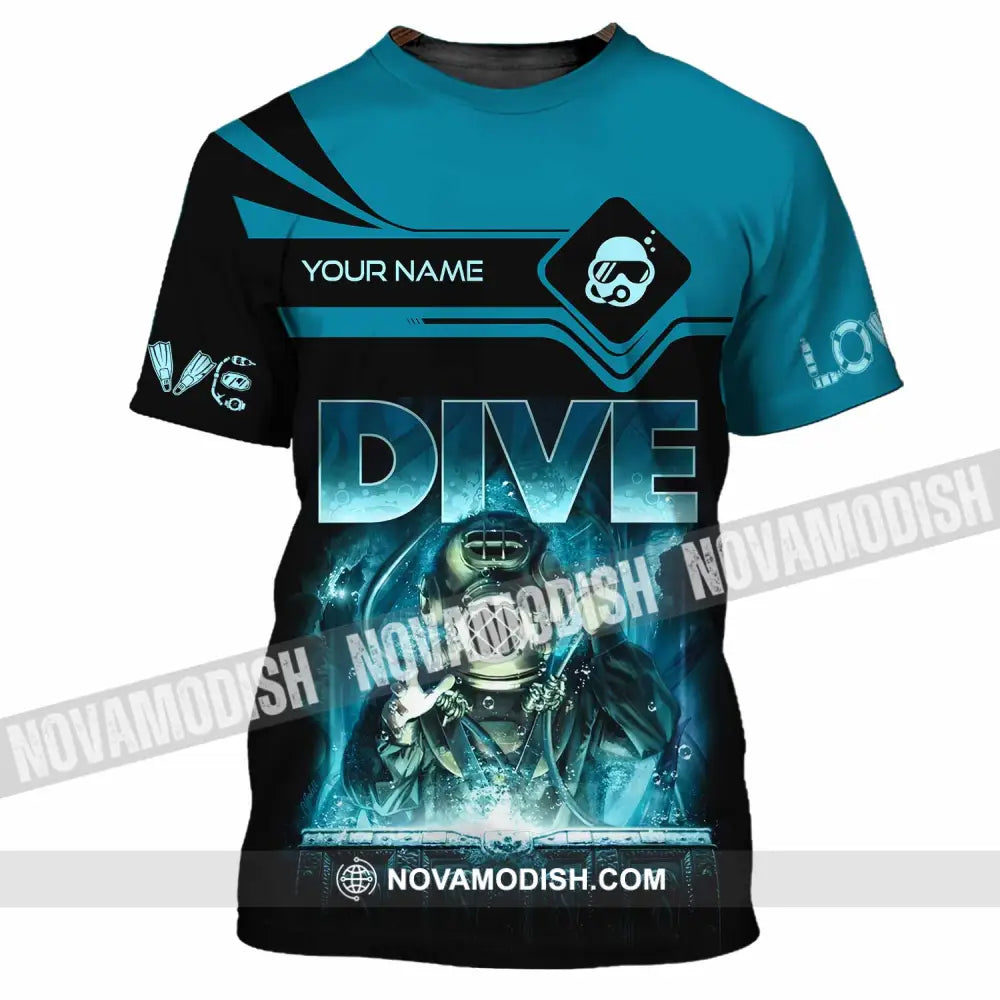 Unisex Shirt - Custom Dive Lover Sport Shirt T-Shirt / S T-shirt