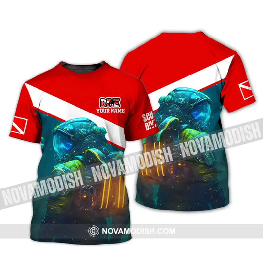 Unisex Shirt - Custom Dive Name T-Shirt - Personalized Shirt - Scuba Diver T-Shirt / S T-shirt