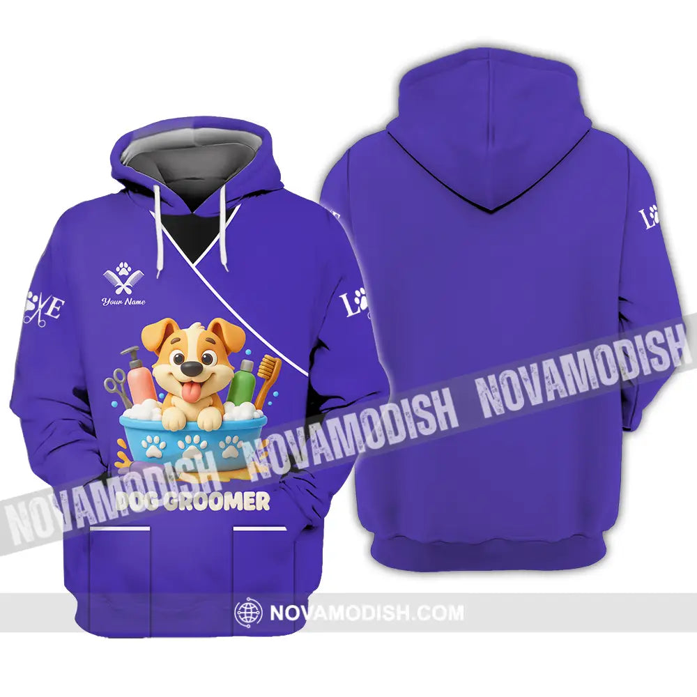 Unisex Shirt - Custom Dog Groomers Shirt Hoodie / S T-shirt
